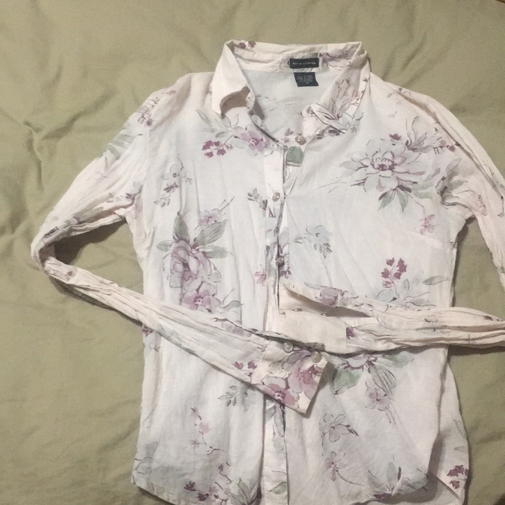 Button down Dusty Rose